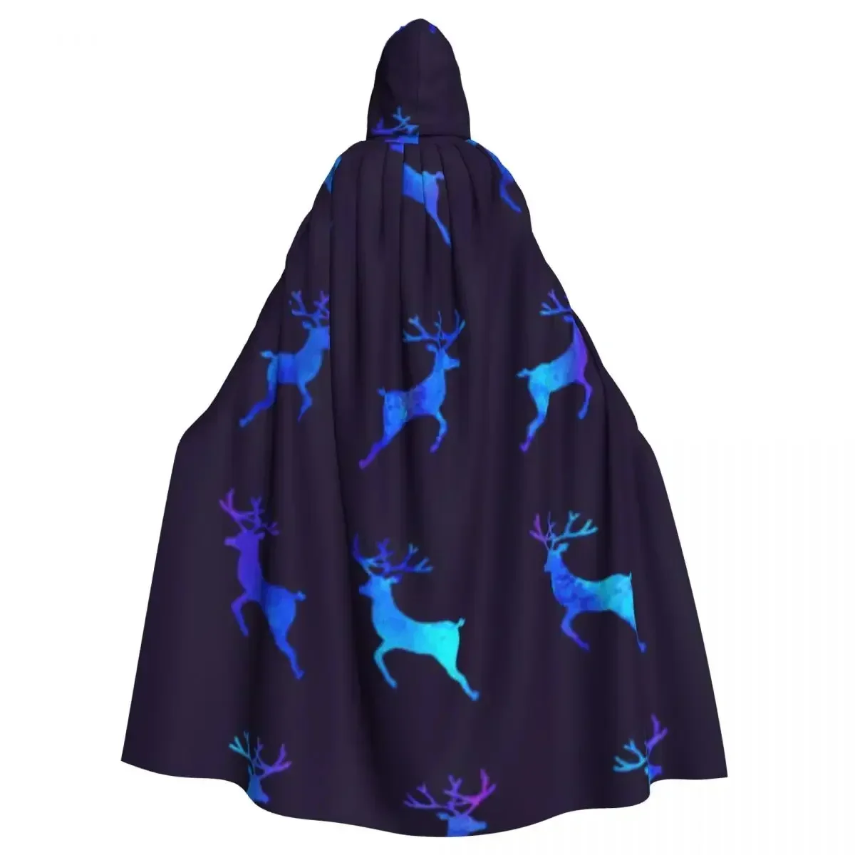 Witch Reindeer Moose Halloween Cosplay Costume Unisex Adult Retro Ages Cape