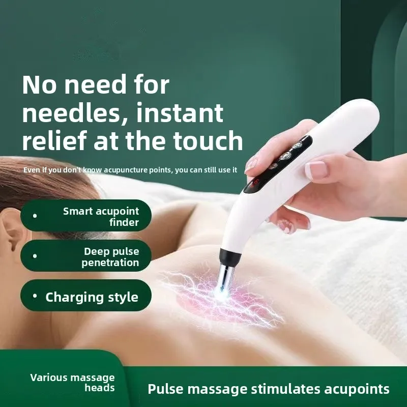 

Перезаряжаемая ручка-меридиан, электронный акупунктурный акупунктурный массажер, импульсная дноуглубительная интеллектуальная акупунктурная точка