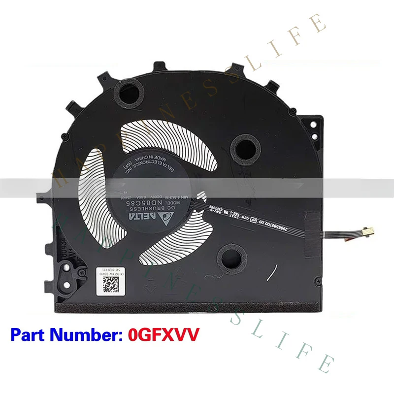 

OM+ New For DELL ND85C85 25H05 DC05V min 4.5CFM COOLING FAN GFXVV 0GFXVV