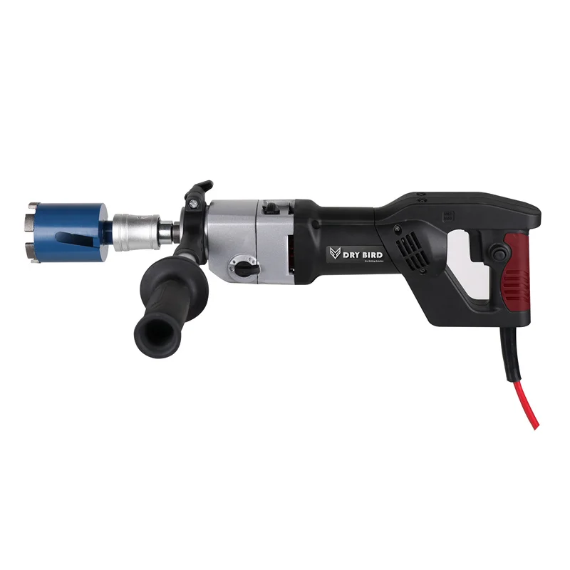 2023 new product BYCON DB-132 soft impact core drilling machine brushless motor dry percussion drill for air condition holes