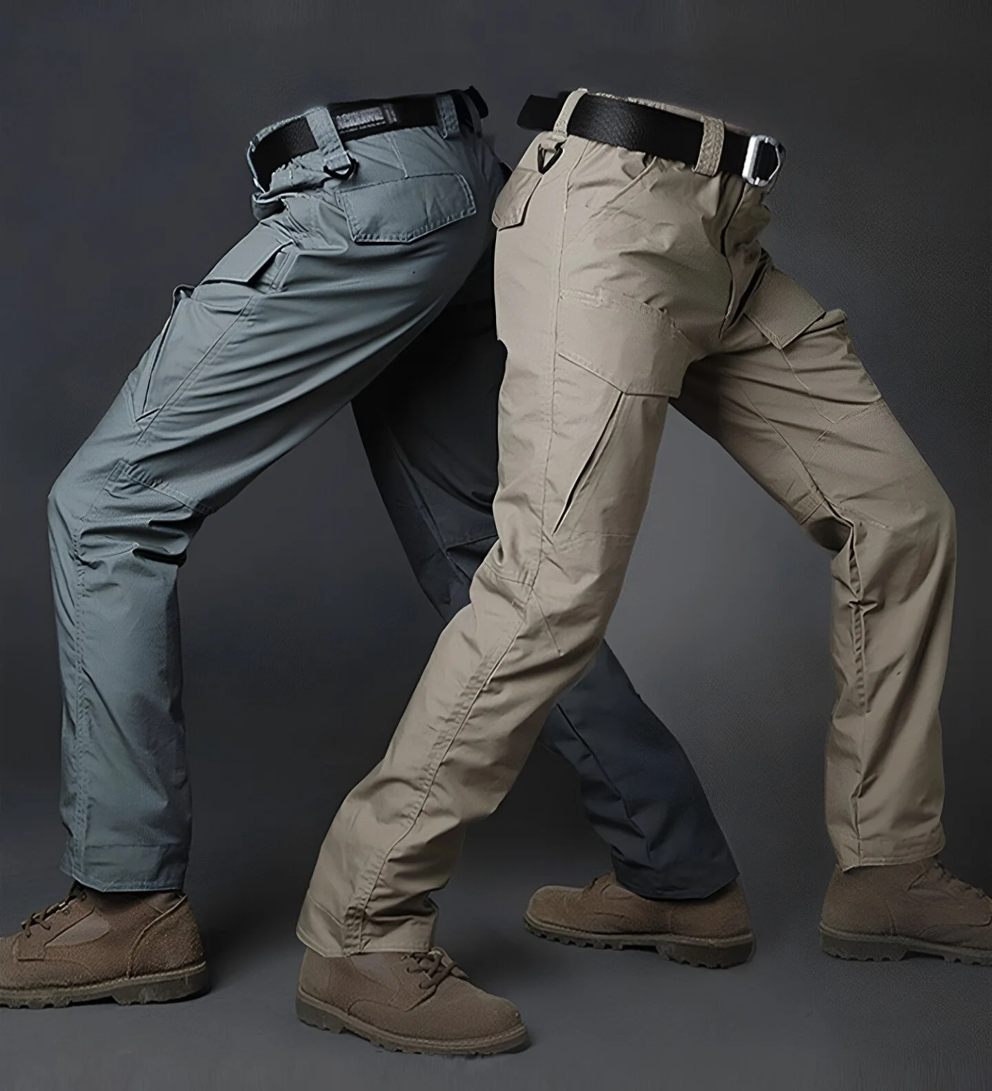 Tactical pants, elastic quick drying pants, outdoor military enthusiast training pants, multi pocket combat pants
