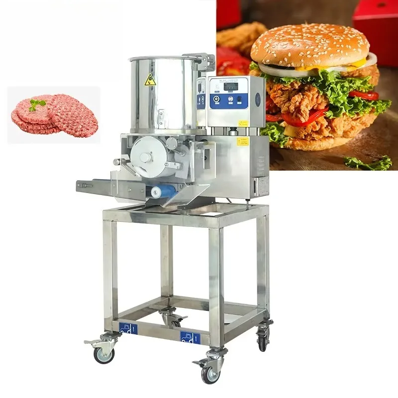 304 SS آلة تشكيل فطيرة اللحم برغر باتي تشكيل معدات برجر هامبورغ