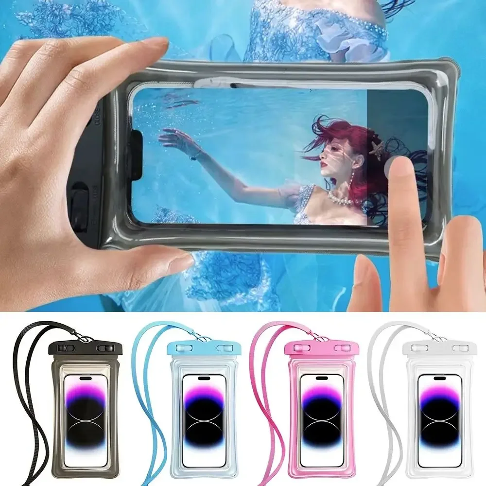 Waterproof Transparent Phone Case (Up to 7