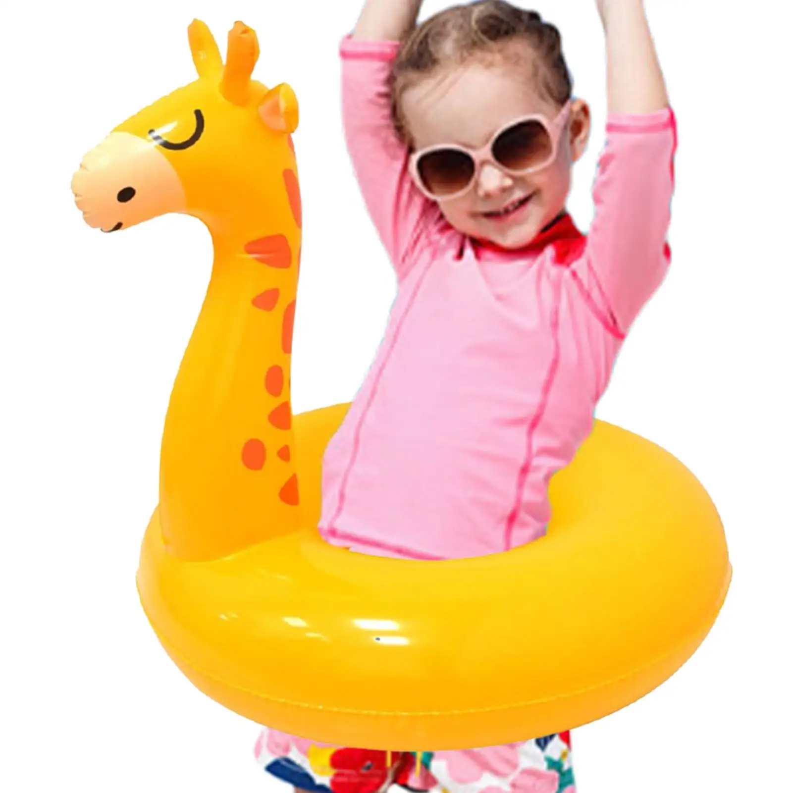 Schwimmende Schwimmringe für Kleinkinder, niedliche Trainer-Schwimmer, Hirsch-Dinosaurier-Krokodil für Babys, Kleinkind, Pfützbecken, Sommerspielzeug