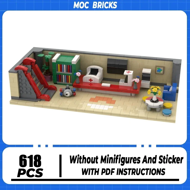 

Star Movie Moc Building Blocks Popular Pet Anime-Monster Center Model Technology Bricks DIY Assembly Toys Holiday Gifts