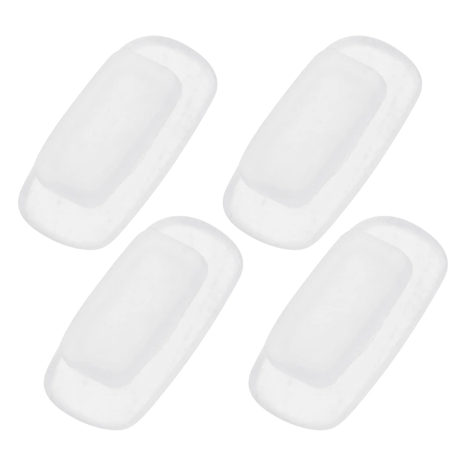 2-Paar Brillen-Nasenpads, Brillen-Ersatz, Silikagel-Gummi-Schutzkissen, bequemer Einsatz, Silikon, rutschfest