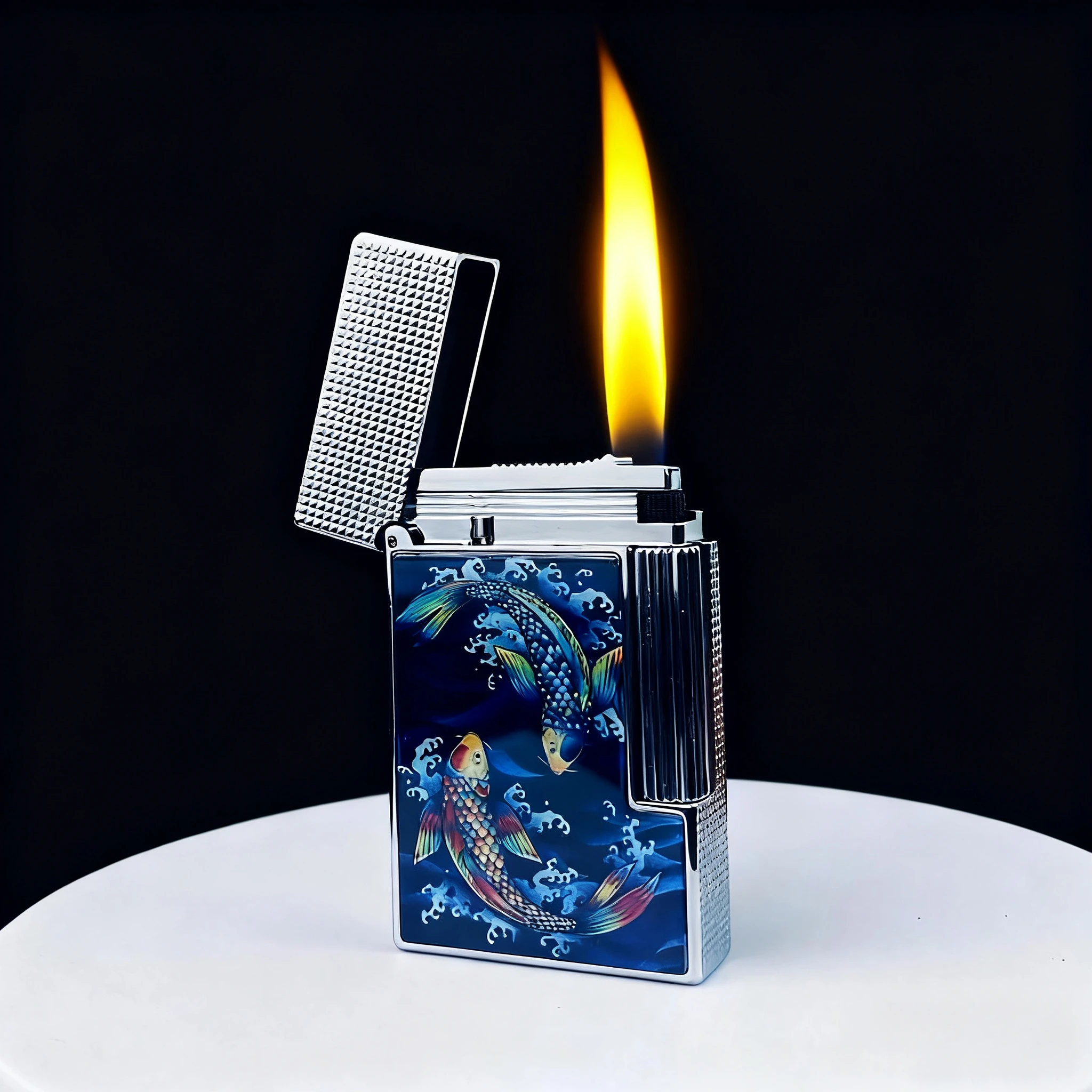 New Commemorative Edition Single and Double Flame Luxury Lighter Paint Smoking Butane Lighter Free Delivery Gadgets for Men