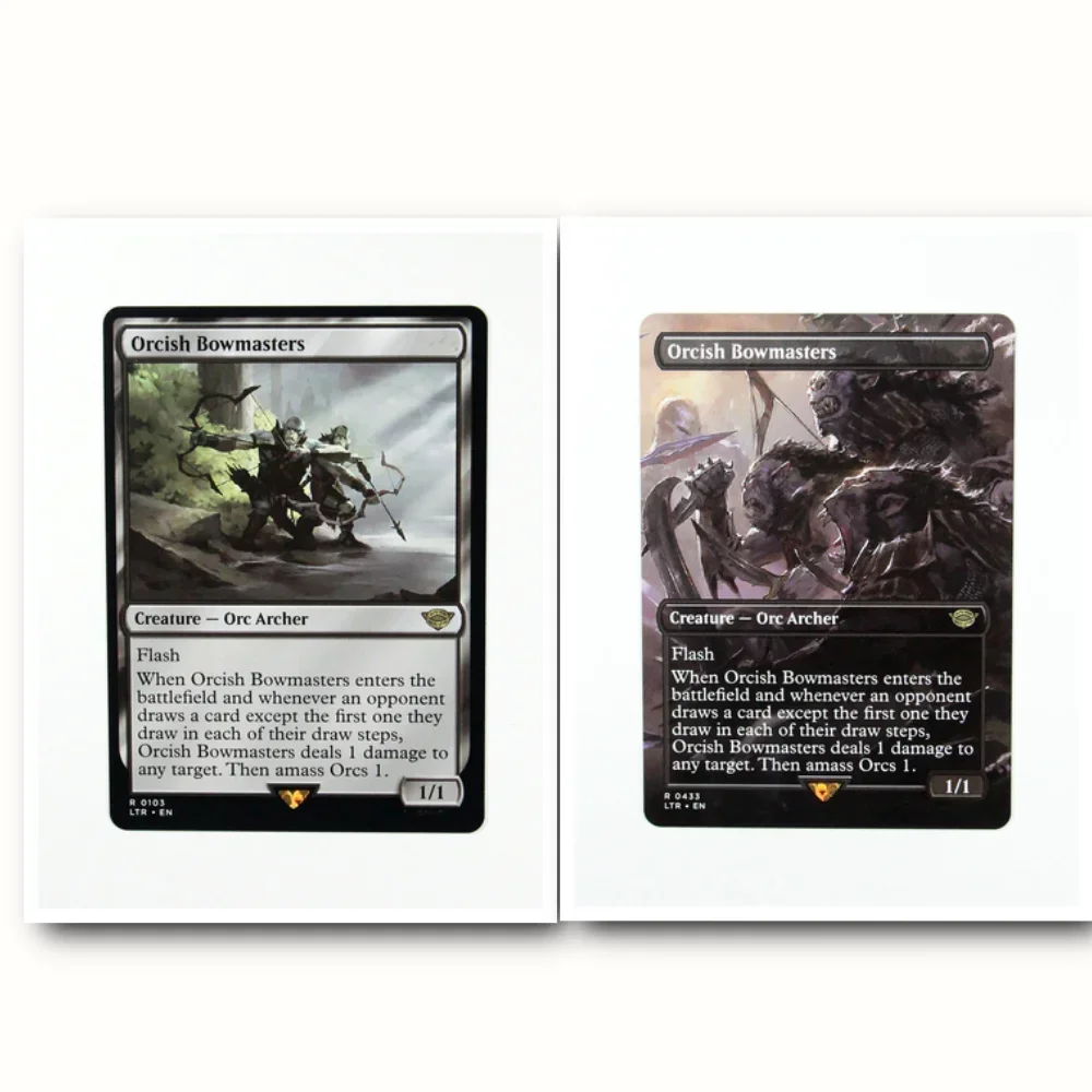 Holo Magic Proxy, naipes proxy de alta calidad, tumba de Balin, orcish, Bowmasters, juego de mesa, tarjetas comerciales