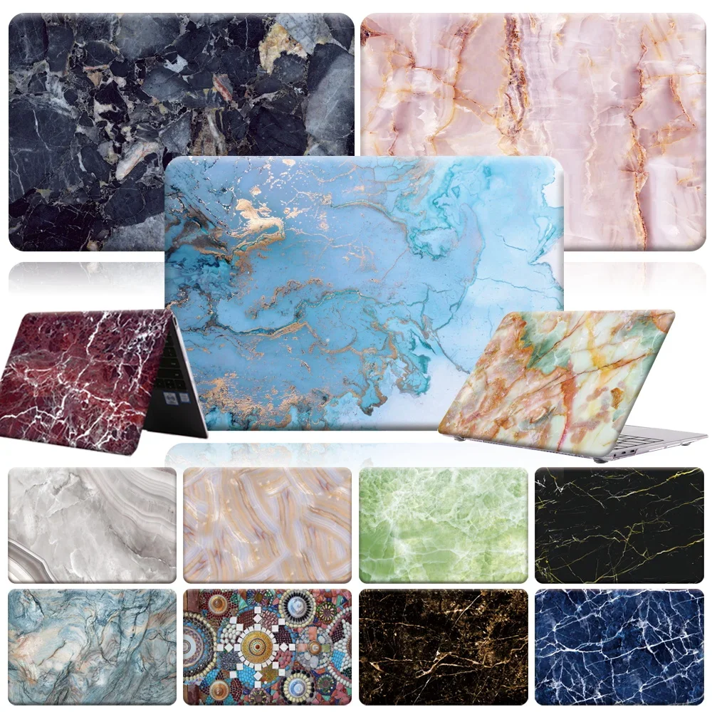 Laptop Case for Huawei Honor MagicBook 14/15/Pro 16.1/MateBook X Pro 13.9 /Mate Book D14/D15/X Marble Hasp Shell Cases