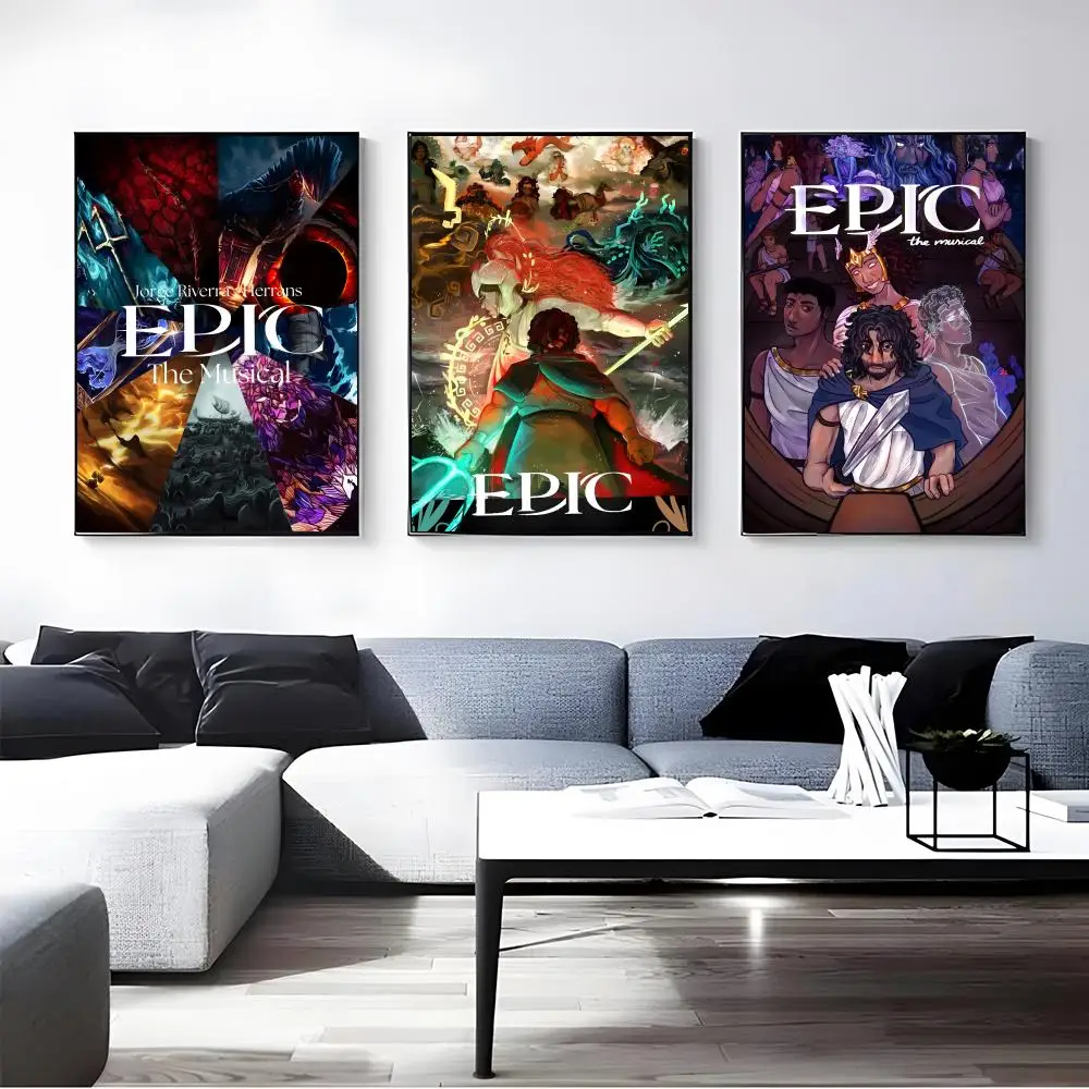Musical Epic The Musical Poster Self-adhesive Art Waterproof Paper Sticker Coffee House Bar Room Wall Decor