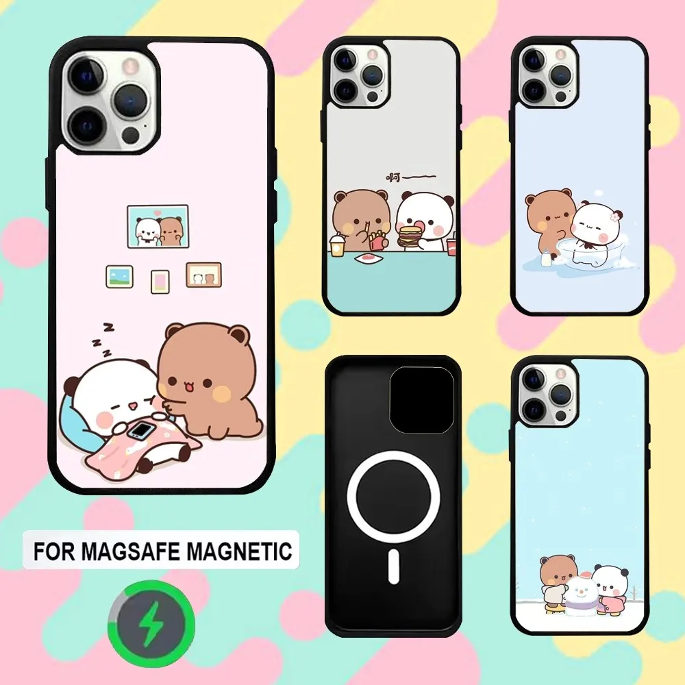 

Cartoon B-BUBU Cute D-DUDU Phone Case For iPhone 16e,16,15,14,13,12,11,Plus,Pro,Max,Mini Magsafe Magnetic Wireless Charging