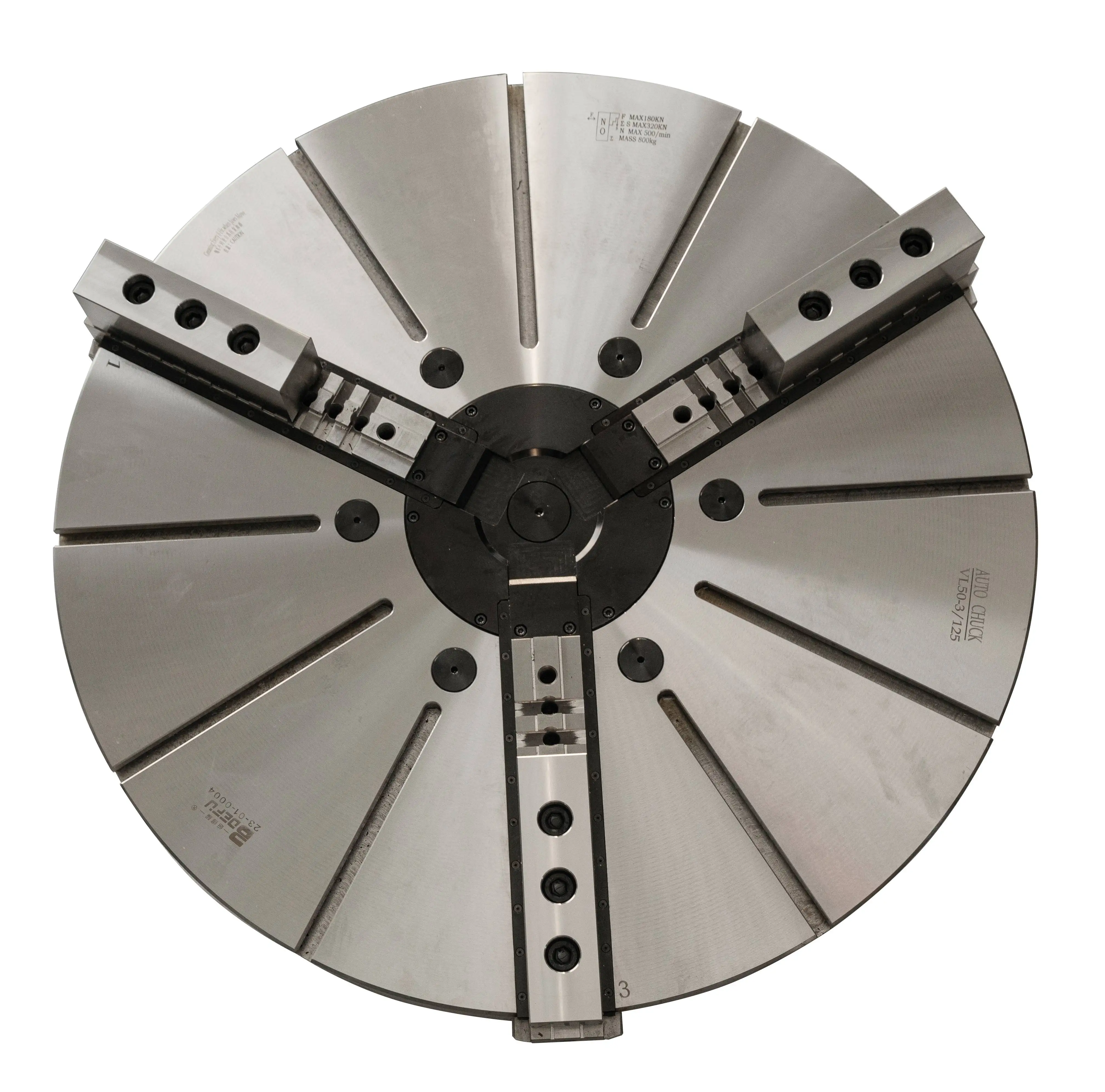 Large size durable vertical lathe hydraulic chuck can be customized for heavy applications and long-lasting performance