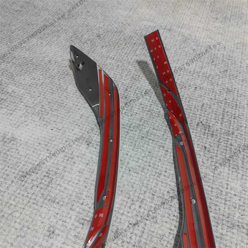 100% New Front Bumper Upgrade CS Fangs Style Spoiler Knife For VW Golf MK8 8 GTI R-LINE 2021-2024 Fog Lamp Side Spoiler Body Kit view 6