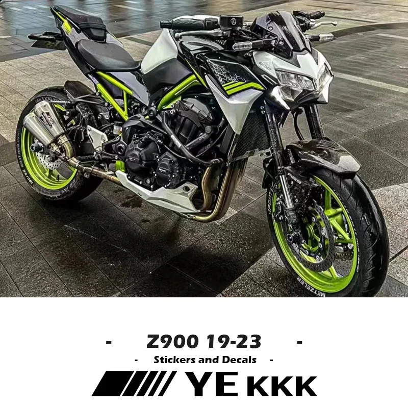 Z900 Original Factory Replicated Stickers For Kawasaki Z900 20-21 2023 2022 OEM Full Vehicle Fairing Shell Sticker Decals