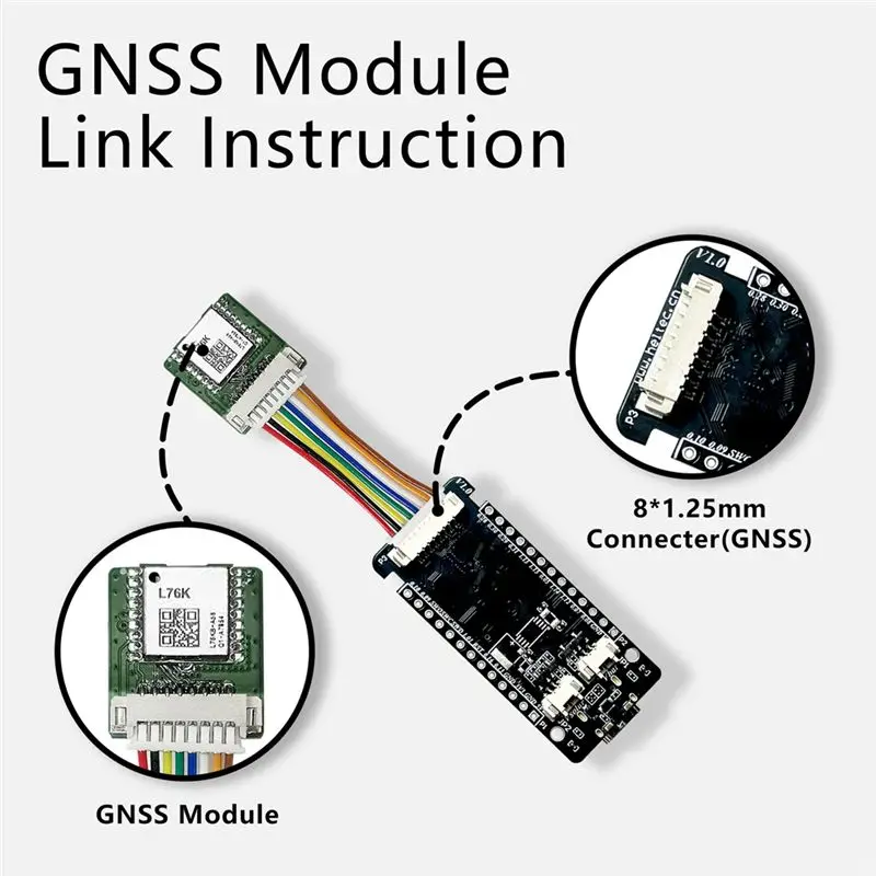 HOT-Mesh Node T114 Meshtastic Tracker NRF52840 SX1262 Lorawan Positioning Devboard Nordic NRF52480 SX1262 Lorawan 470-510Mhz