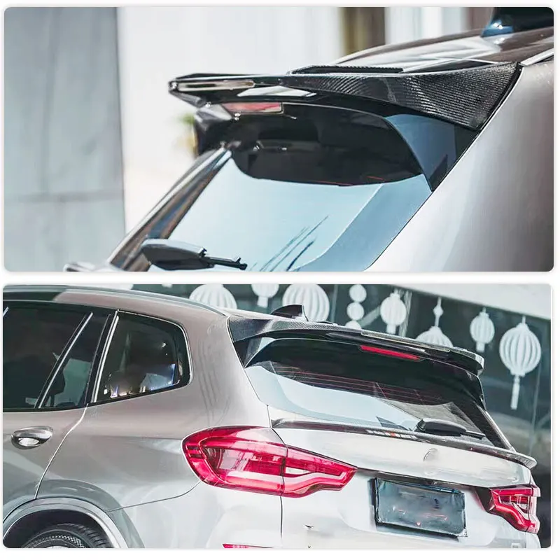 Car Rear Trunk Spoiler Wings for BMW X3 G01 X3 M-Sport F97 2018-2023 Auto Racing Rear Spoiler Boot Lid Wing Lip Carbon Fiber