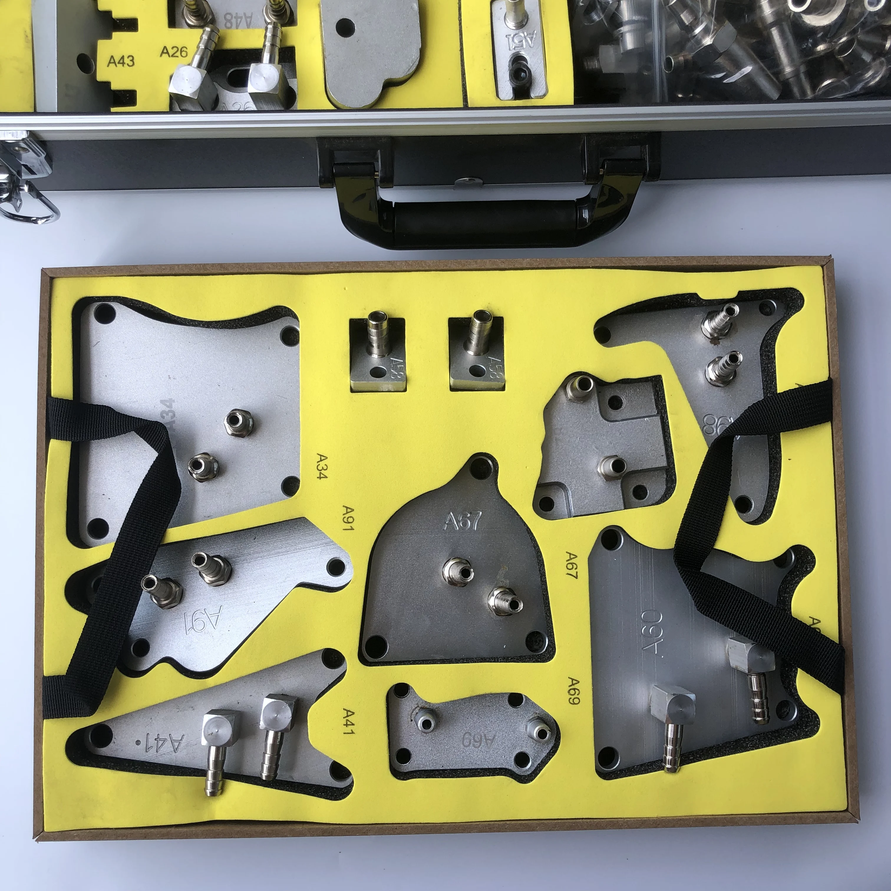 Gearbox Quick Adapters ATF Connectors 140pcs/set Aluminum Alloy Auto automatic Transmission Oil Replacement