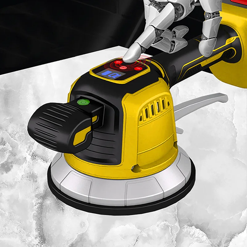Electric Tile Paving Machine Rubber Suction Cup 10 Gears Electric Tiling Machine Suitable For Dewalt Battery (Without Battery)