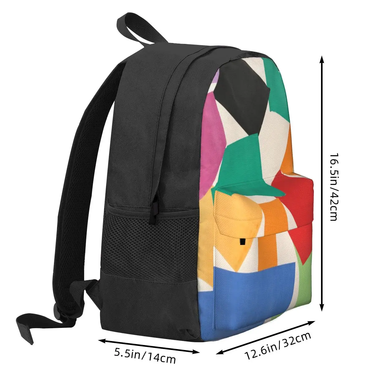 Henri Matisse Paintings Women Backpack 3D Children School Bag Classic Drawing Backpack Kids Large Capacity Travel Shoulder Bag