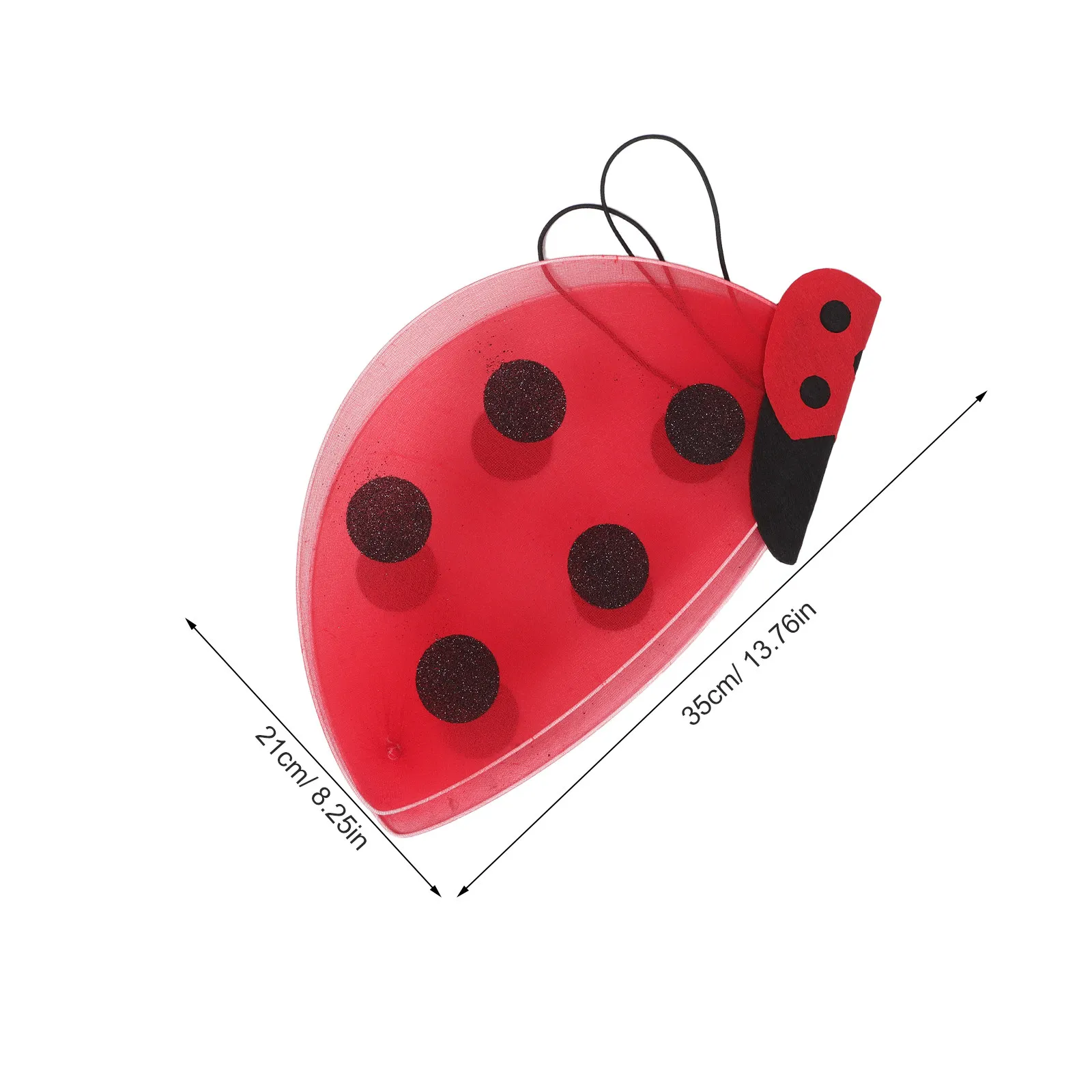 Ladybug Wings Costume For Halloween Masquerade Party Outfit Dress Up Accessories - Performance Cosplay image 6