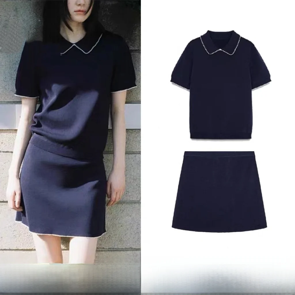 

Лето 2025: Новая женская вязаная юбка А-силуэта миди с завышенной талией, универсальная, элегантная, из других материалов, 00% содержание других материалов.