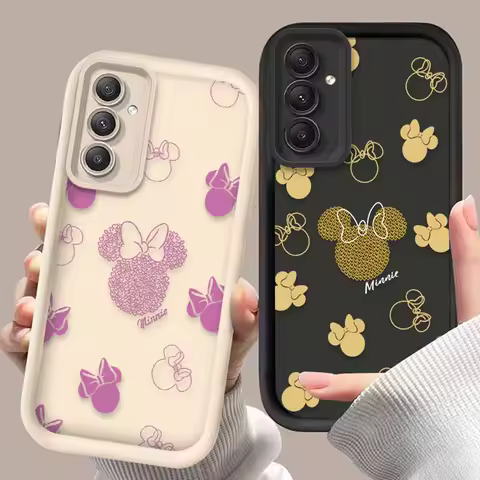 Disney Mickey Minnie Image Phone Case for Samsung Galaxy A35 A55 A15 A25 A16 A06 A05 A05S A24 A13 A23 A12 A22 A32 A52 A71 A51 4G