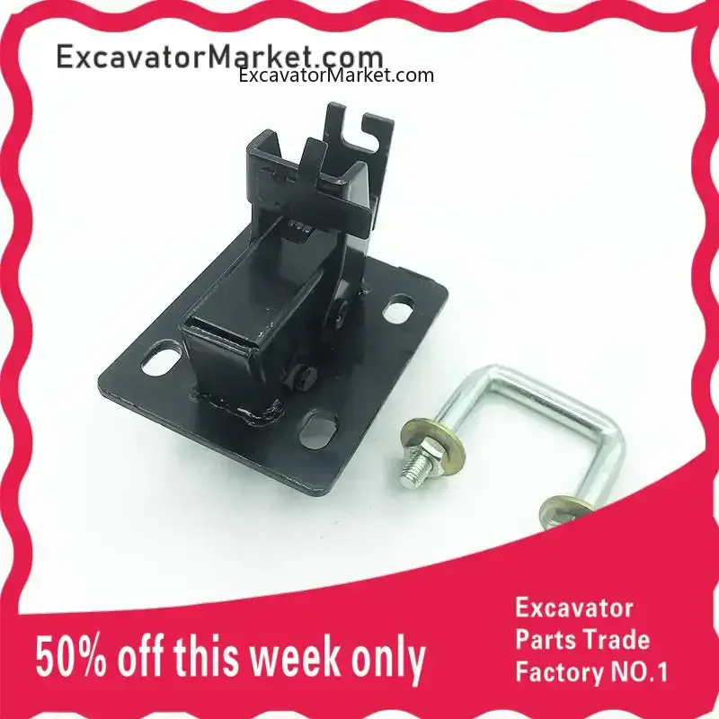 High Quality For Doosan Daewoo DX60-120-260-300-350LC-9 Cab door buckle lock special reverse buckle lock high quality excavator