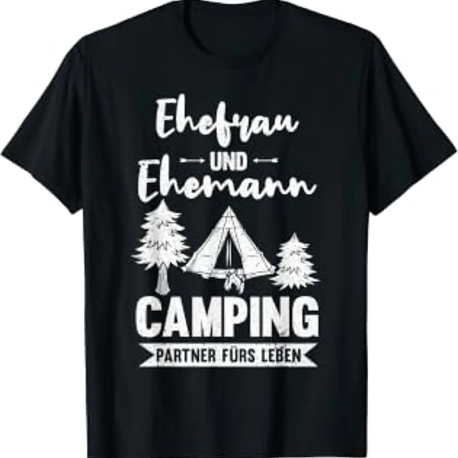 Caravan Motorhome Tent Wife Husband Partner Look T Shirt black s vintage Washed graphic designer clothes Comfortable Unisex