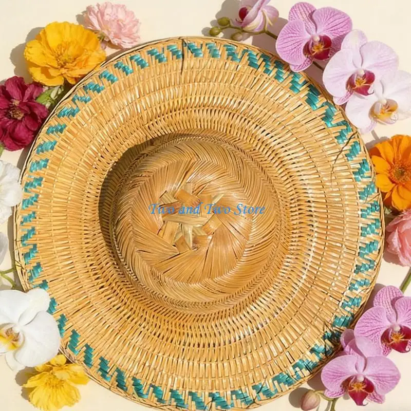 

HX6F Farmer Bamboo Hat Designed for Outdoor Workers and Fashion