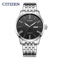 CITIZEN Men's Watch Quartz Fashion Luxury Brand Stainless Steel Dual Display Shockproof Business Leisure Man Watches NH-8350