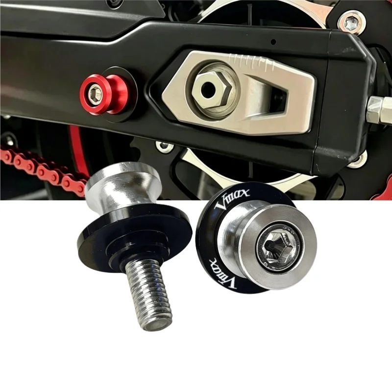 For YAMAHA VMAX 1200 1700 300 V MAX V-MAX 1200 1990-2020 2025 2024 2023  6MM Swingarm Spools Slider Screws Stand  Motorcycle Acc
