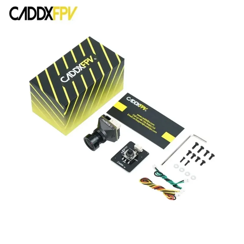 Caddx Ratel Pro 1500TVL FPV Camera Blacklight Night Vision 125° FOV 16:9/4:3 NTSC/PAL for Racing Drone