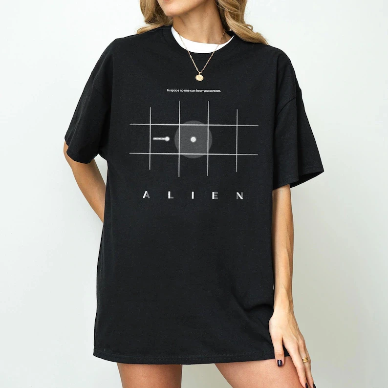 Alien Movie Motion Tracker T-Shirt – Cult Sci-Fi Horror Cinema Tee Vintage T Shirt