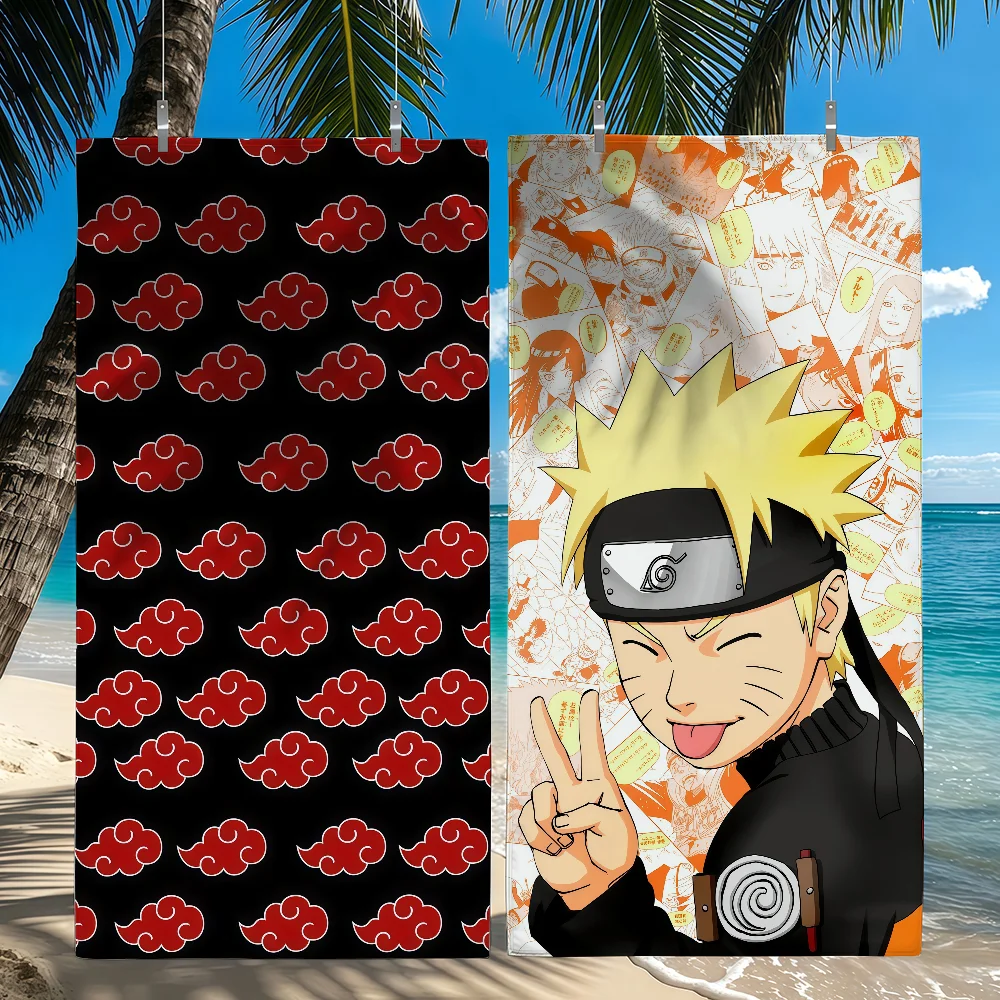 Anime N-NARUTO Towel Quick Drying Beach Towels Are Suitable For Swimming Pools Camping Yoga And The Gym