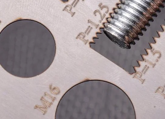 Screw Thread Pitch Gauge Ruler Measuring Tool Bolt Nut Metric Machining Threads Screw Cutting Gauge Angle Model Measuring