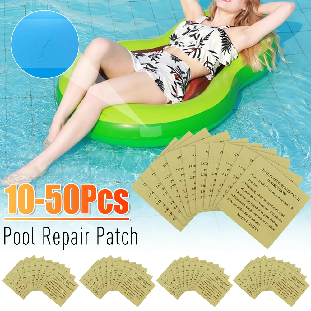 Self-Adhesive Pool Repairing Patches PVC Sticker for Inflatable Boat Raft Ring