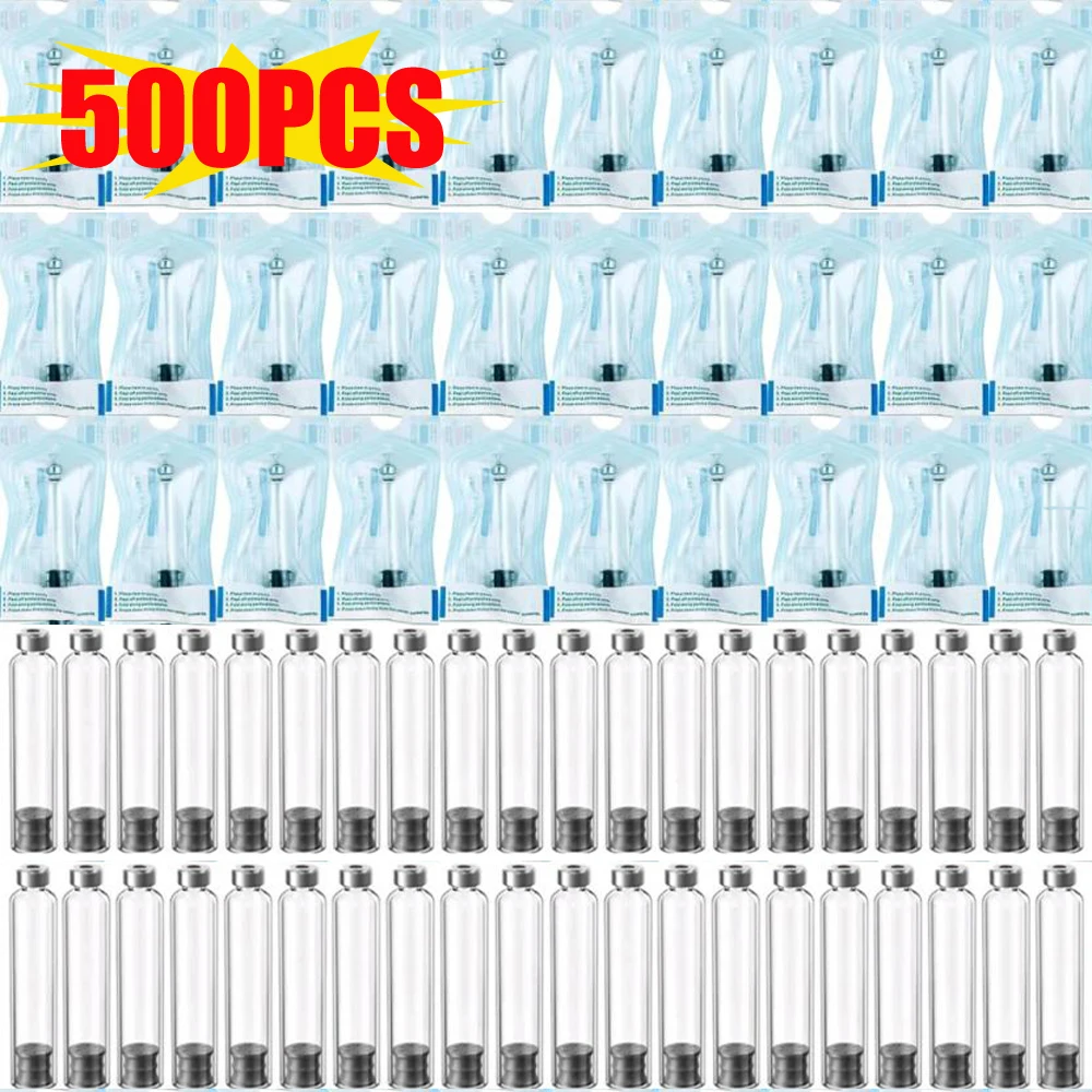 100 stks-500 stks 3 ml Insuline Cartridges Cassette Fles voor Insuline Injectie Pen Steriele Individuele Verpakking Medische Esthetiek