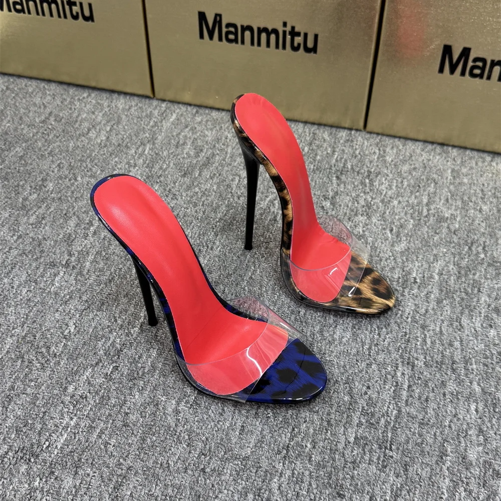new-design-16cm-high-heels-slideswomen-sexy-leopard-slipperssummer-shoes-ankle-buckle-strapround-toebluekhakicustom-colors