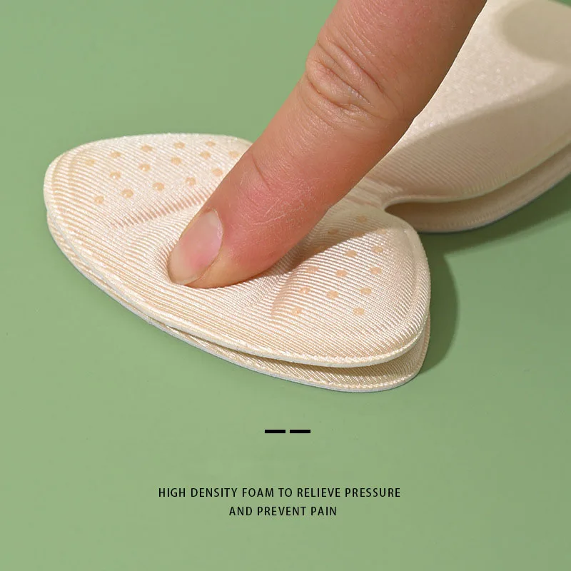 2023New T Shape Heel Stickers High Heels Heel Protection Pads Anti-pain Anti-wear Anti-drop Not Heel Half Size Pad Women Inserts