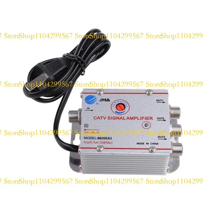 

CS1W 3Way 20DB Splitter Home Office Antenna Amplifier for Digtal Box Easy to Install