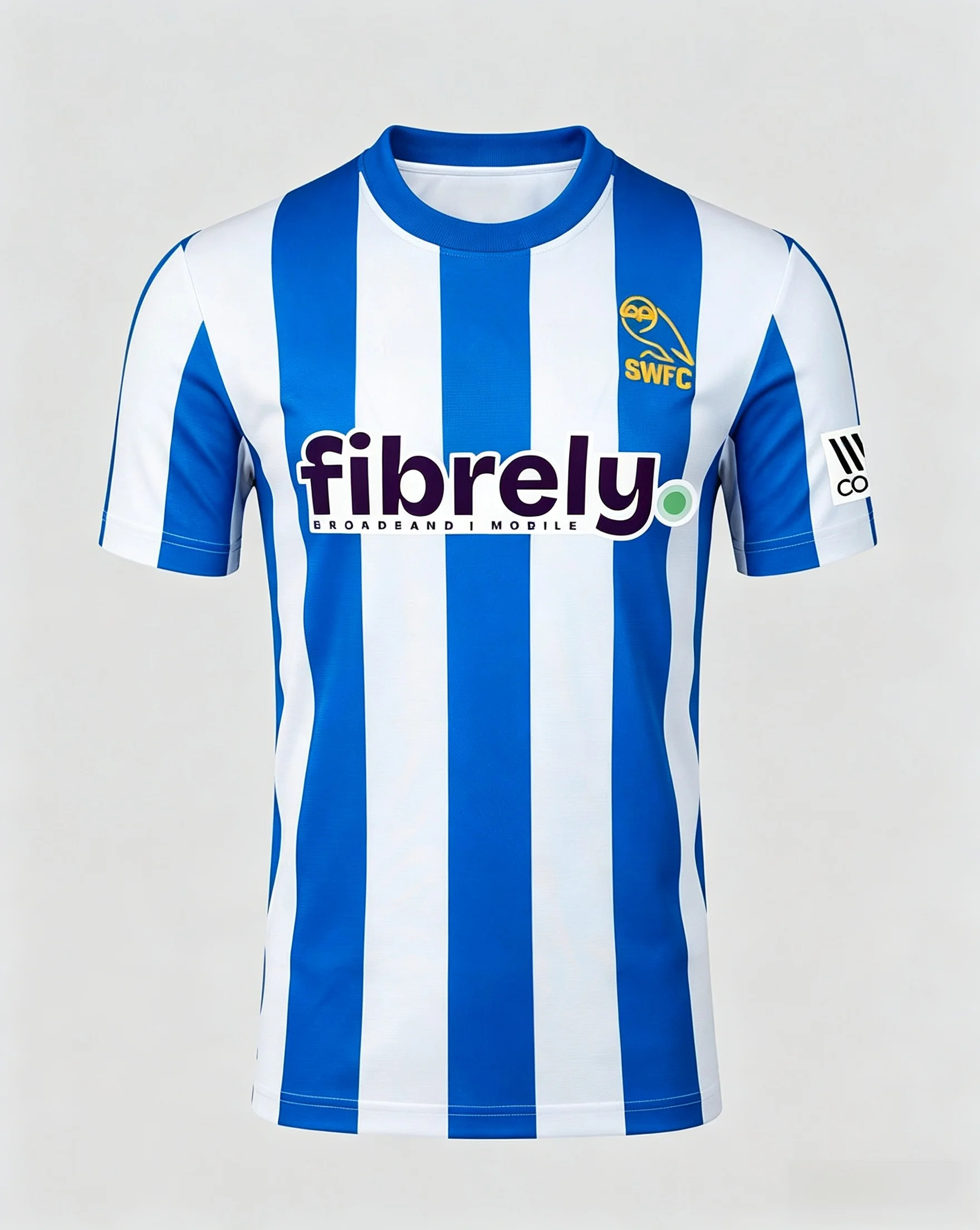 Sheffield Wednesday 3D Printed Football Jersey Men Summer Outdoors T-shirt Breathable Quick Drying Streetwear Clothing Unisex