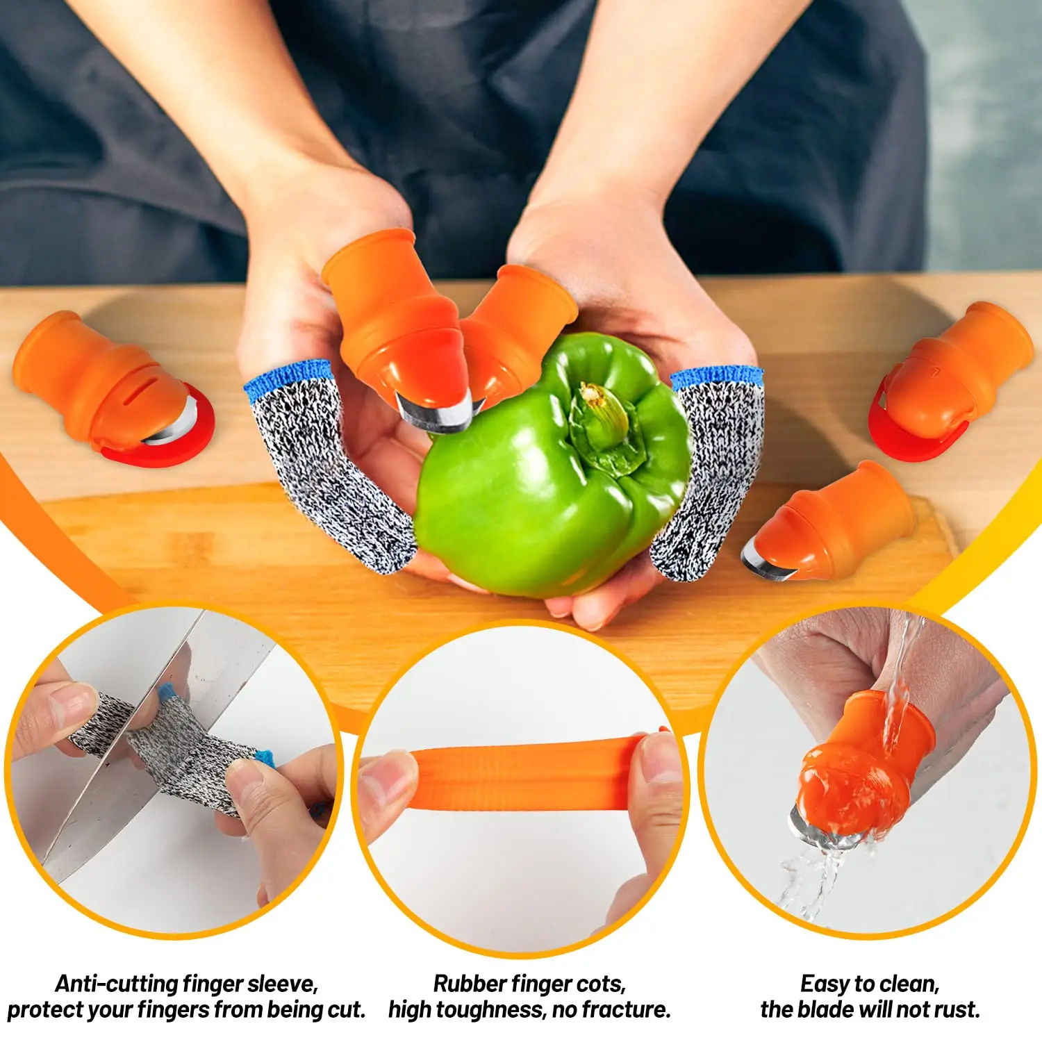 Gardening Silicone Thumb Knife Harvesting Tool Separator Finger Protector Plant Vegetable Fruit Grape Picking Trim Garden Tools