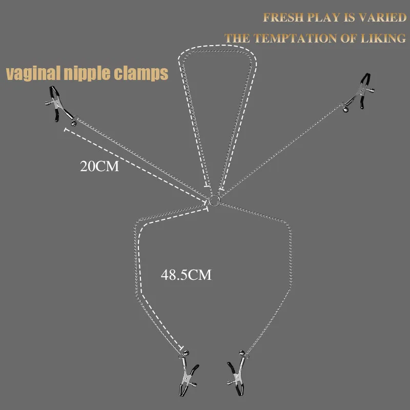 مشابك الجسم المرتبطة مع تحفيز الثدي الحسي - لعبة حسية للبالغين للنساء، مجموعة ألعاب الحلمة والجسم #5