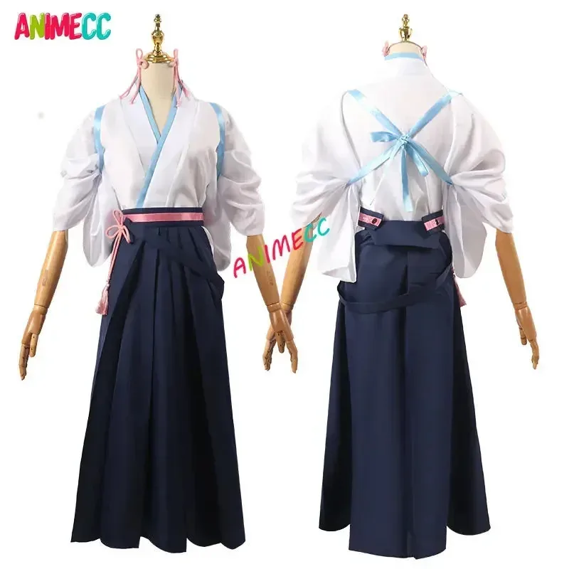 

aaa12 3ANIMECC Genshin Impact Ayaka Kamisato Kimono Role Cosplay Costume Wig Woman Kendo Clothing Halloween Costumes for