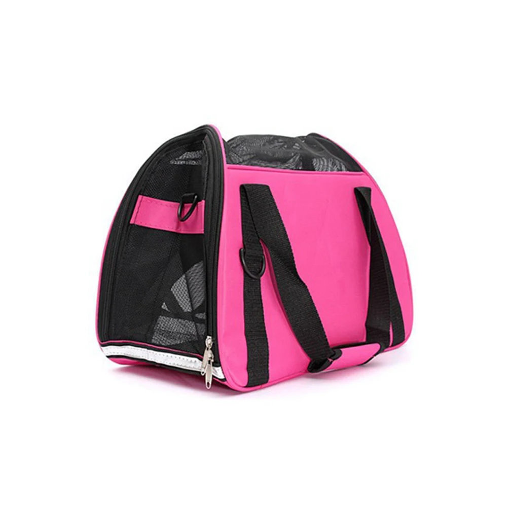 

Portable Foldable Bag Cat Dog Carrier Breathable Mesh Backpack Travel Tote Breathable Pet Backpack Small Size Pet Handbag