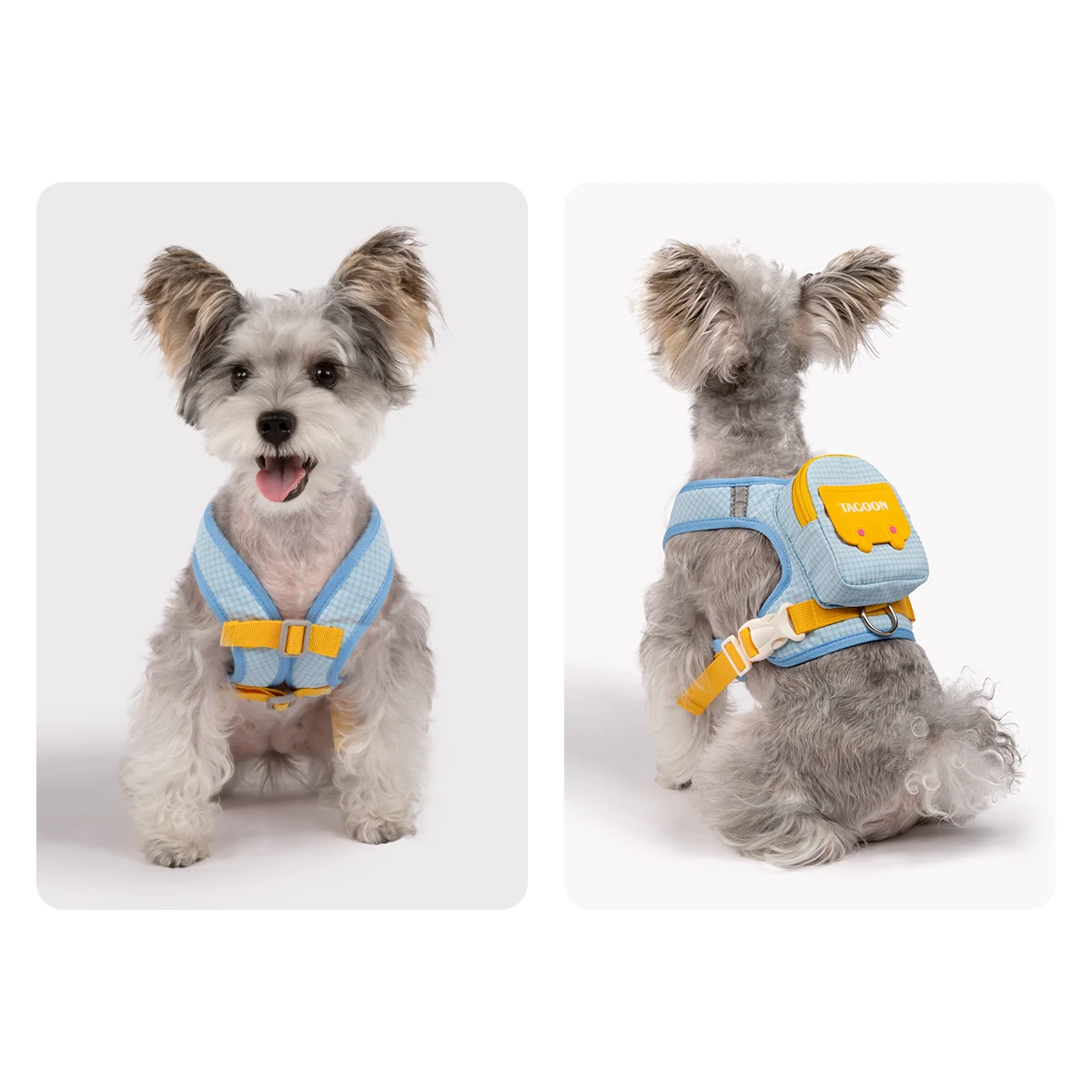Hundegeschirre und Leinen mit weichem Design, ausbruchsicherem, atmungsaktivem Futter, geeignet für Kätzchen, kleine und mittelgroße Hunde. Hundegeschirr. – Detail 4