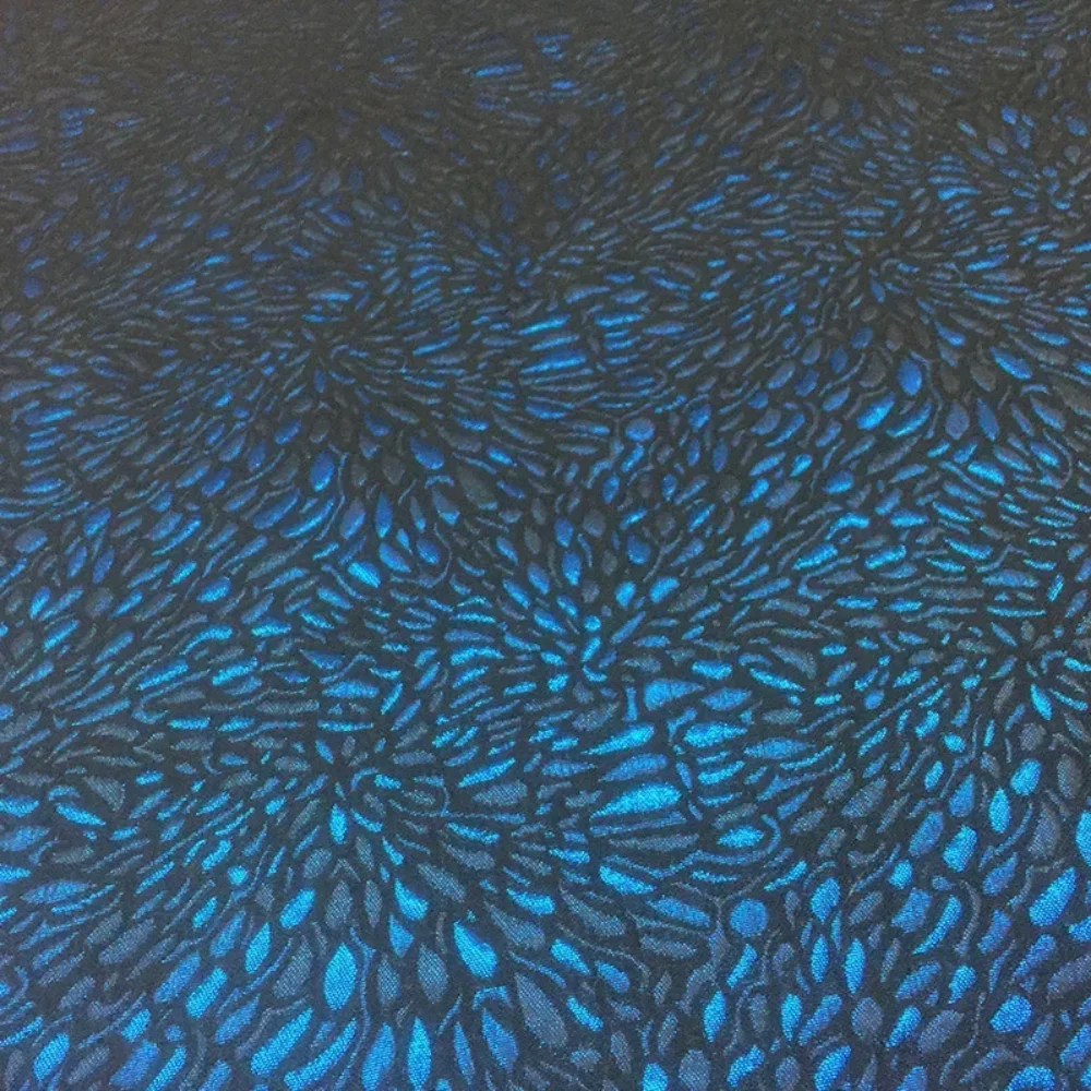 

Парчовая жаккардовая ткань, винтажное платье с рыбьей чешуей, темный узор, ветровка, костюм, одежда, ткань, модный дизайн, шитье, оптовая продажа