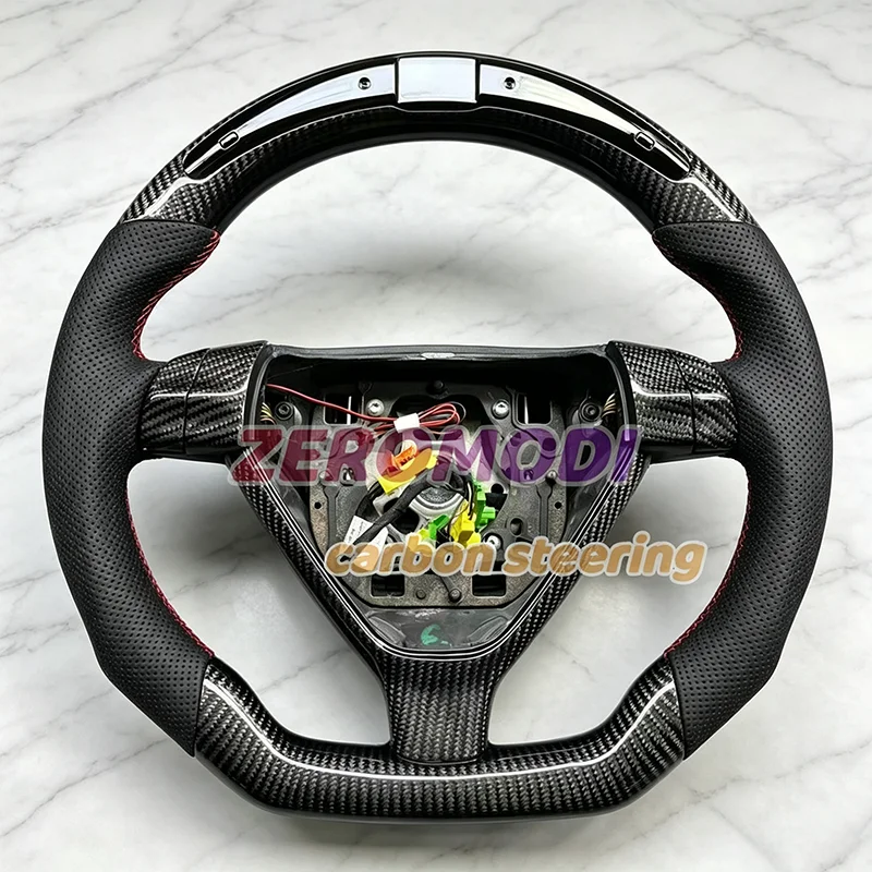 Custom 100% Forged Carbon Fiber Steering Wheel For Porsche 997 987 Cayman Boxster Cayenne Customized Leather Sport Steering Whee