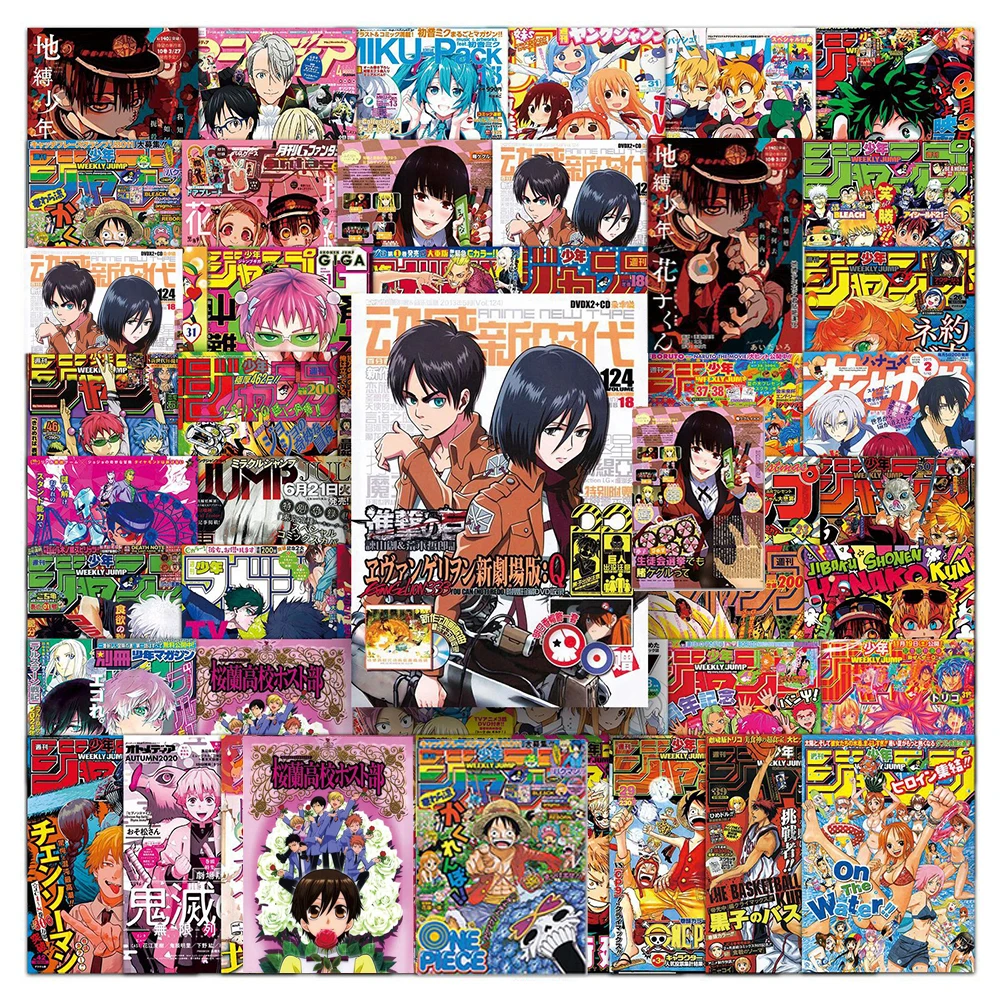 10/30/50 adet Anime posterler etiketler serin spy× aile Jujutsu Kaisen karikatür Graffiti Sticker çıkartmaları için telefon kaykay dizüstü