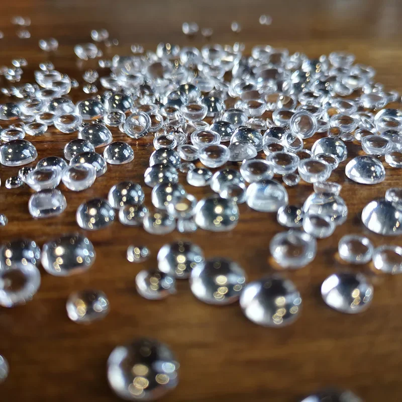 350pcs Round Clear Waterdrop Clear Dewdrop Water Droplets Embellishments Simulation Resin Beads Scrapbooking Embellishments